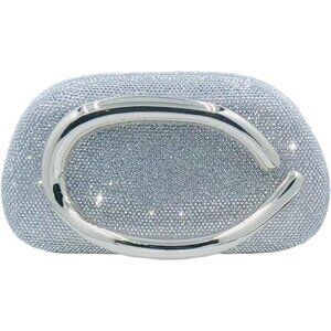 Dazzling Mini Crystal Clutch Purse with Detachable Straps - Wedding Ready